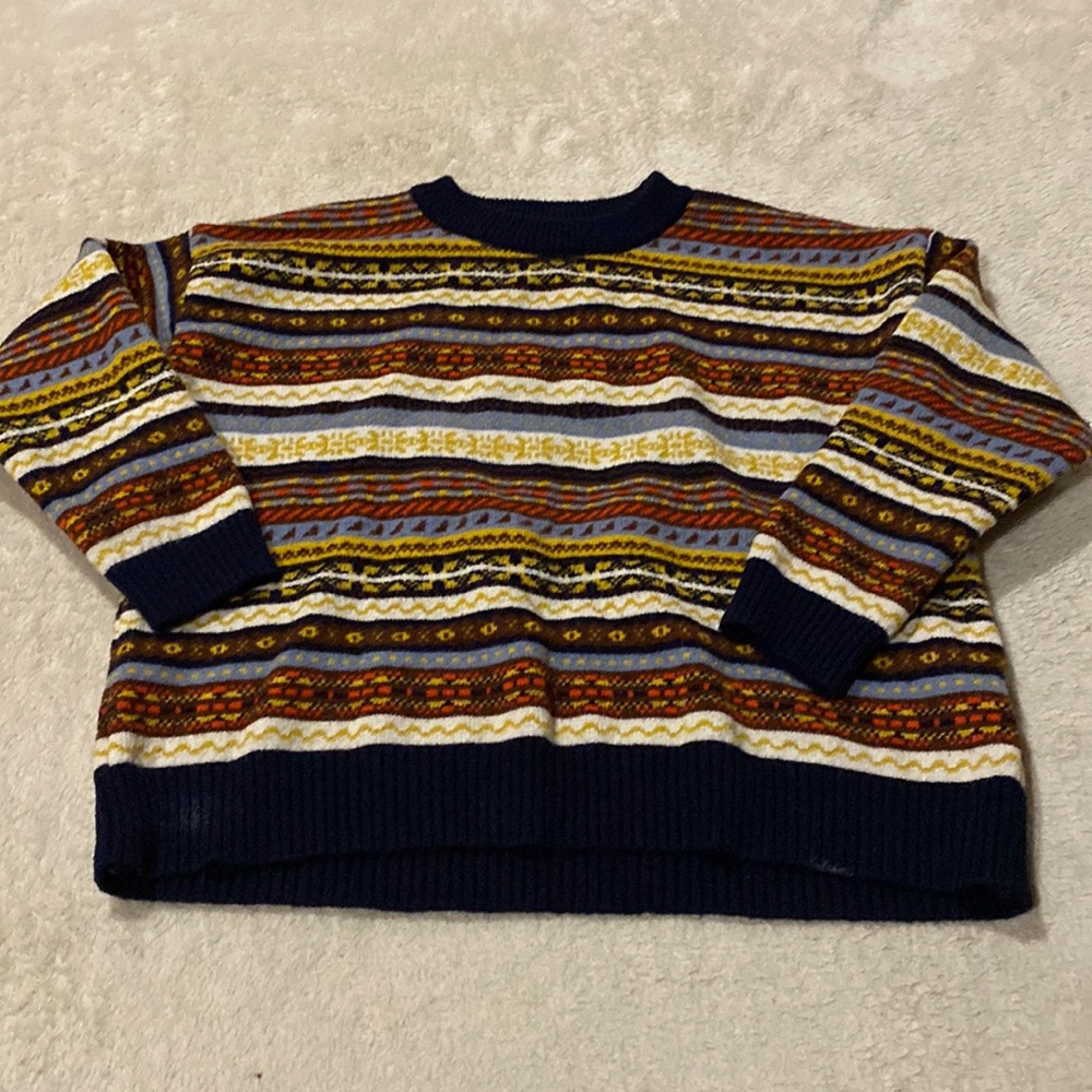 shein cropped sleeve sweater!